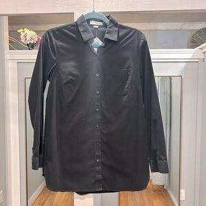 Black Collared Blouse